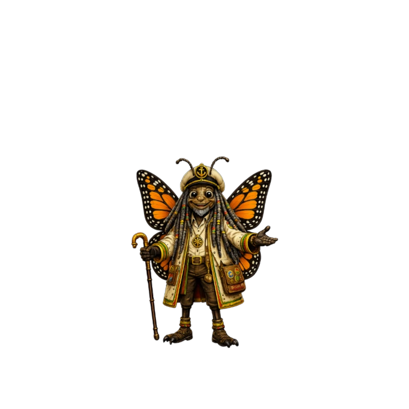 Captain Big Ship — Reggae Bugs character