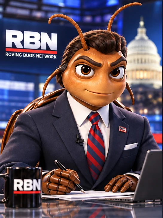 Brett Borer at the RBN news desk